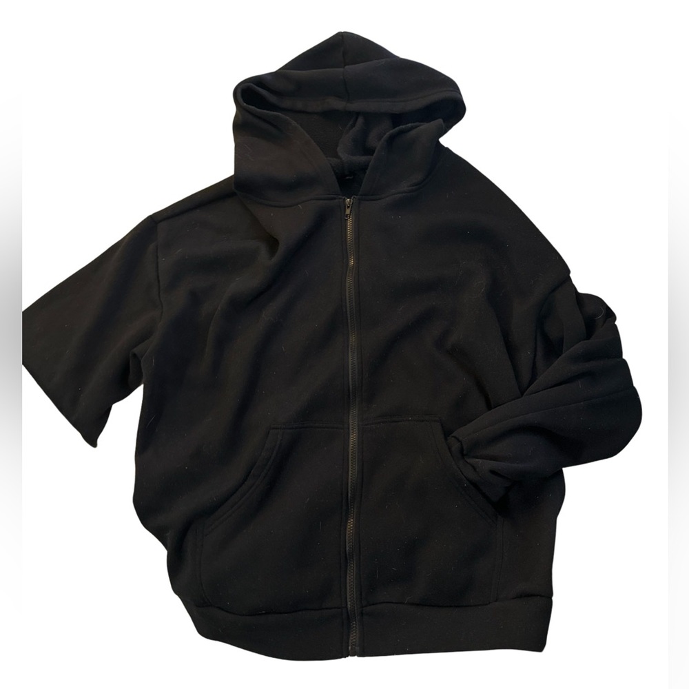 Oversized Black Hoodie
